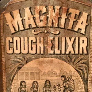 Old medicine label - found type