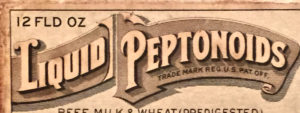 Old medicine label - found type
