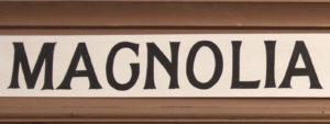 Old hand painted found type.