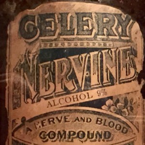 Old medicine label - found yype